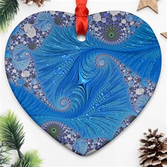 Fractal Artwork Artwork Fractal Art Ornament (Heart)