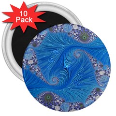 Fractal Artwork Artwork Fractal Art 3  Magnets (10 pack) 