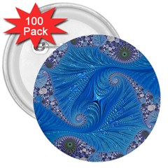 Fractal Artwork Artwork Fractal Art 3  Buttons (100 pack) 