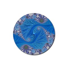 Fractal Artwork Artwork Fractal Art Rubber Coaster (Round) 