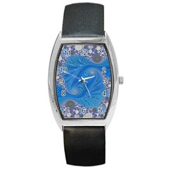 Fractal Artwork Artwork Fractal Art Barrel Style Metal Watch