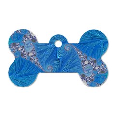 Fractal Artwork Artwork Fractal Art Dog Tag Bone (Two Sides)