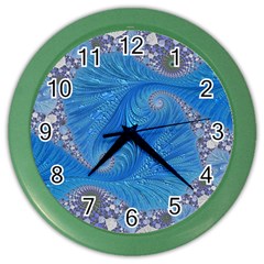 Fractal Artwork Artwork Fractal Art Color Wall Clock