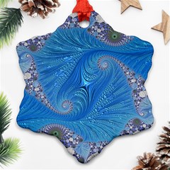 Fractal Artwork Artwork Fractal Art Ornament (Snowflake)