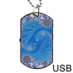 Fractal Artwork Artwork Fractal Art Dog Tag USB Flash (One Side)