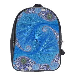 Fractal Artwork Artwork Fractal Art School Bag (XL)