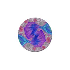 Fractal Artwork Art Design Golf Ball Marker by Pakrebo