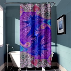 Fractal Artwork Art Design Shower Curtain 36  X 72  (stall)  by Pakrebo