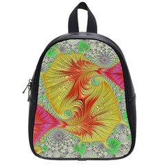 Fractal Artwork Fractal Artwork School Bag (small) by Pakrebo