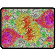 Fractal Artwork Fractal Artwork Double Sided Fleece Blanket (large)  by Pakrebo