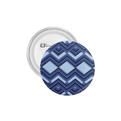 Textile Texture Fabric Zigzag Blue 1.75  Buttons