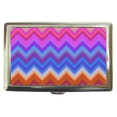 Pattern Chevron Zigzag Background Cigarette Money Case by Pakrebo