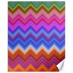 Pattern Chevron Zigzag Background Canvas 11  X 14 