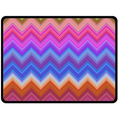 Pattern Chevron Zigzag Background Double Sided Fleece Blanket (large)  by Pakrebo