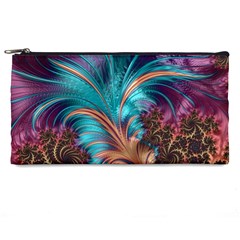 Feather Fractal Artistic Design Pencil Cases by Pakrebo