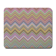 Chevron Colorful Background Vintage Large Mousepads