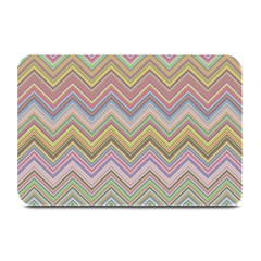 Chevron Colorful Background Vintage Plate Mats