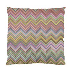 Chevron Colorful Background Vintage Standard Cushion Case (Two Sides)