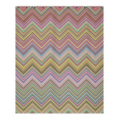 Chevron Colorful Background Vintage Shower Curtain 60  x 72  (Medium) 