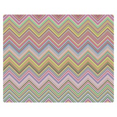 Chevron Colorful Background Vintage Double Sided Flano Blanket (Medium) 