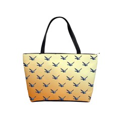 Blue Bird Of Happiness - Sunset (colourglide) - By Larenard Classic Shoulder Handbag by LaRenard