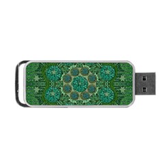 Stars Shining Over The Brightest Star In Lucky Starshine Portable Usb Flash (two Sides) by pepitasart