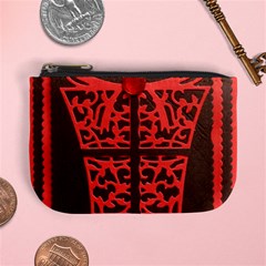 Red Present Mini Coin Purse by DeneWestUK