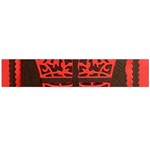 Red Present Large Flano Scarf  Front