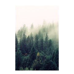 Foggy Tree Tops Shower Curtain 48  X 72  (small)  by WensdaiAmbrose