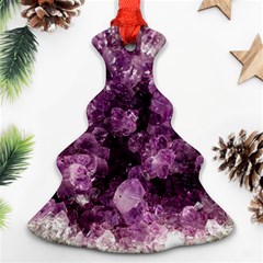 Amethyst Purple Violet Geode Slice Ornament (christmas Tree)  by genx