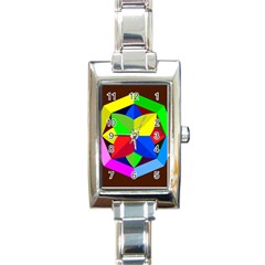 Logo Vector Sign Emblem Rectangle Italian Charm Watch by Pakrebo