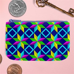 Pattern Star Abstract Background Large Coin Purse by Pakrebo