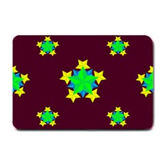 Pattern Star Vector Multi Color Small Doormat 