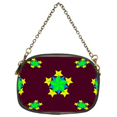 Pattern Star Vector Multi Color Chain Purse (Two Sides)