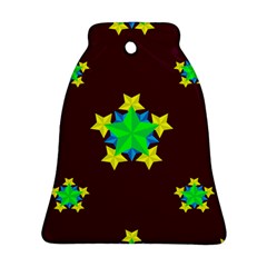 Pattern Star Vector Multi Color Ornament (Bell)