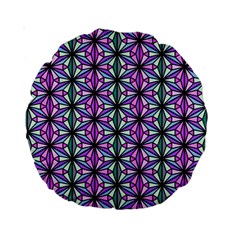 Geometric Patterns Triangle Seamless Standard 15  Premium Round Cushions by Pakrebo