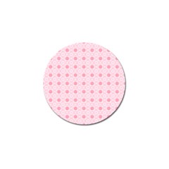 Traditional Patterns Pink Octagon Golf Ball Marker by Pakrebo