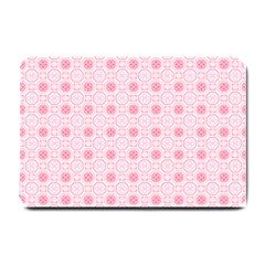 Traditional Patterns Pink Octagon Small Doormat  by Pakrebo