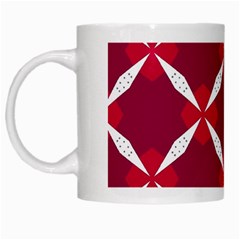 Christmas Background Wallpaper White Mugs by Pakrebo