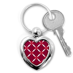 Christmas Background Wallpaper Key Chains (heart)  by Pakrebo