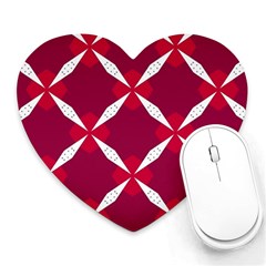 Christmas Background Wallpaper Heart Mousepads by Pakrebo