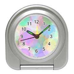 Abstract Background Texture Travel Alarm Clock