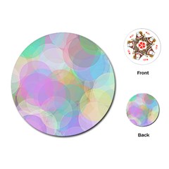 Abstract Background Texture Playing Cards (round) by Pakrebo