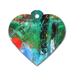 Garden 2 Dog Tag Heart (one Side) by WILLBIRDWELL