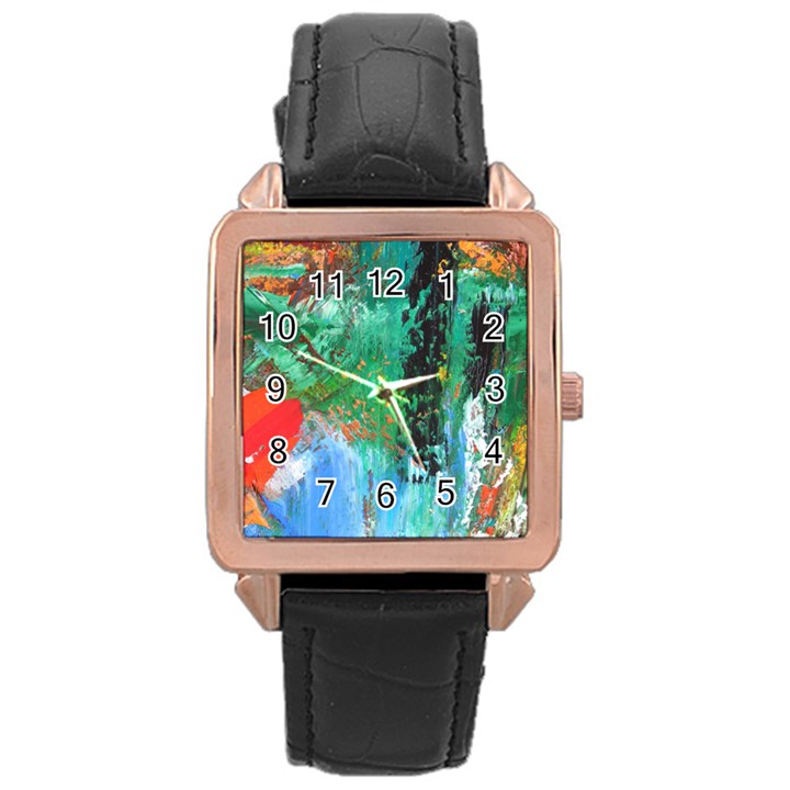 GARDEN 2 Rose Gold Leather Watch 