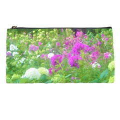 Annabella Hydrangeas And Purple Garden Landscape Pencil Cases by myrubiogarden