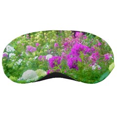 Annabella Hydrangeas And Purple Garden Landscape Sleeping Masks by myrubiogarden