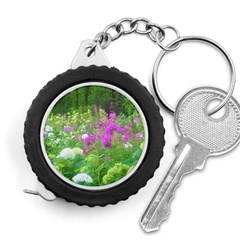 Annabella Hydrangeas And Purple Garden Landscape Measuring Tape by myrubiogarden