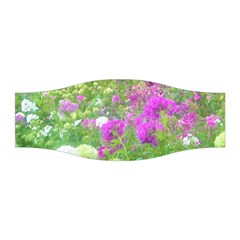 Annabella Hydrangeas And Purple Garden Landscape Stretchable Headband by myrubiogarden