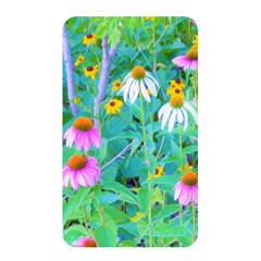 White And Purple Coneflowers And Yellow Rudbeckia Memory Card Reader (rectangular) by myrubiogarden